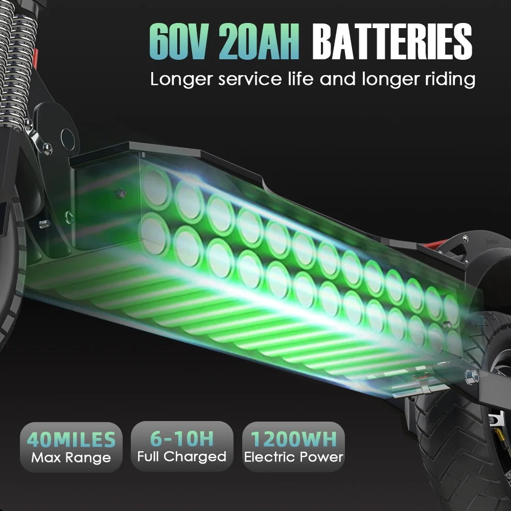 60V 2600W Dual Motors Electric Scooter N8452