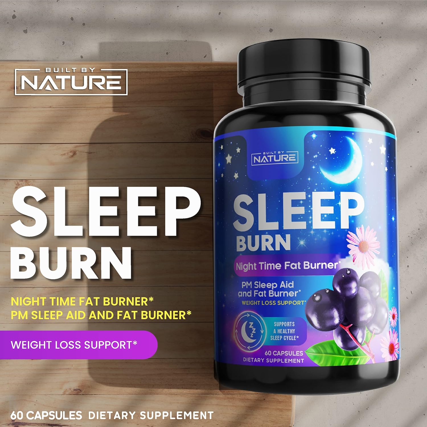 60 Capsules Night Time Fat Burner M9493