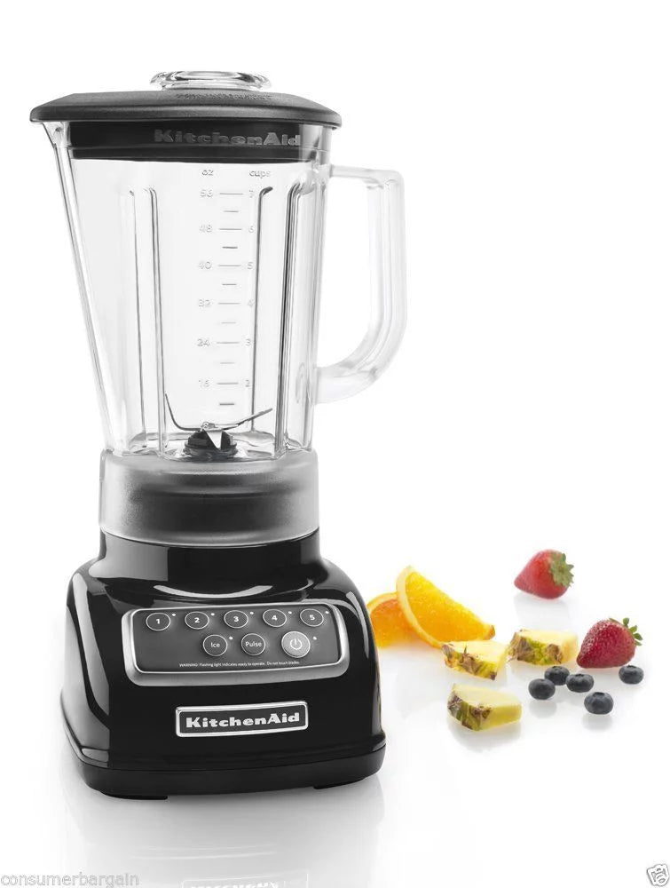 5 Speed Blender 56 Oz. BPA Free Diamond Pitcher Onyx Black K73841
