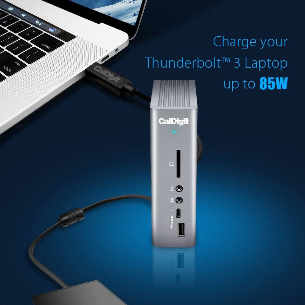 Thunderbolt Station 3 Plus Docking Station with 15 Ports and 0.7m Passive Cable, Space Gray V116