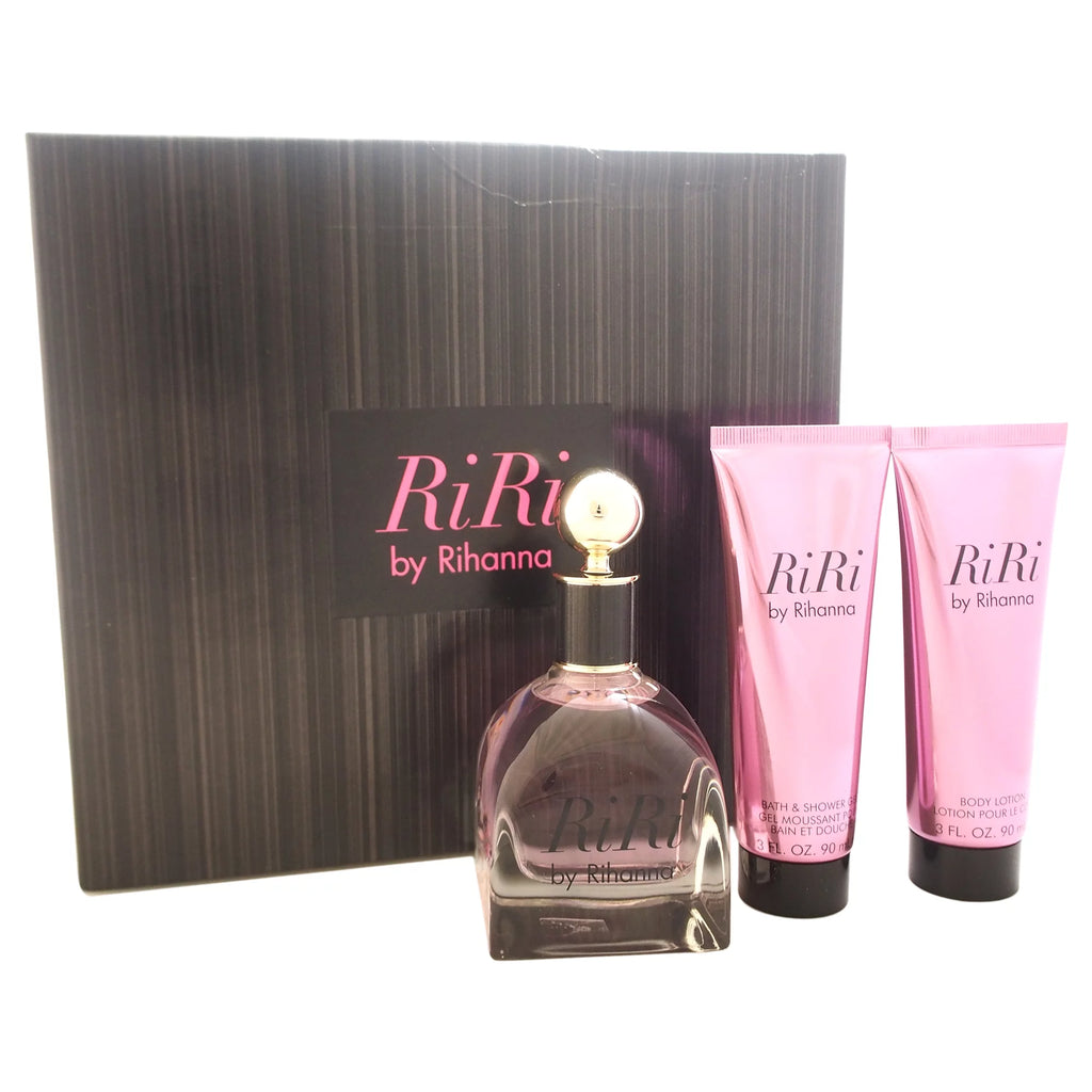 3.4 Oz Eau de Parfum Spray, Body Lotion, Bath & Shower Gel Gift Set J836