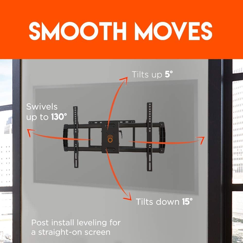 Full Motion Articulating TV Wall Mount Bracket for TVs Up to 75" J358702