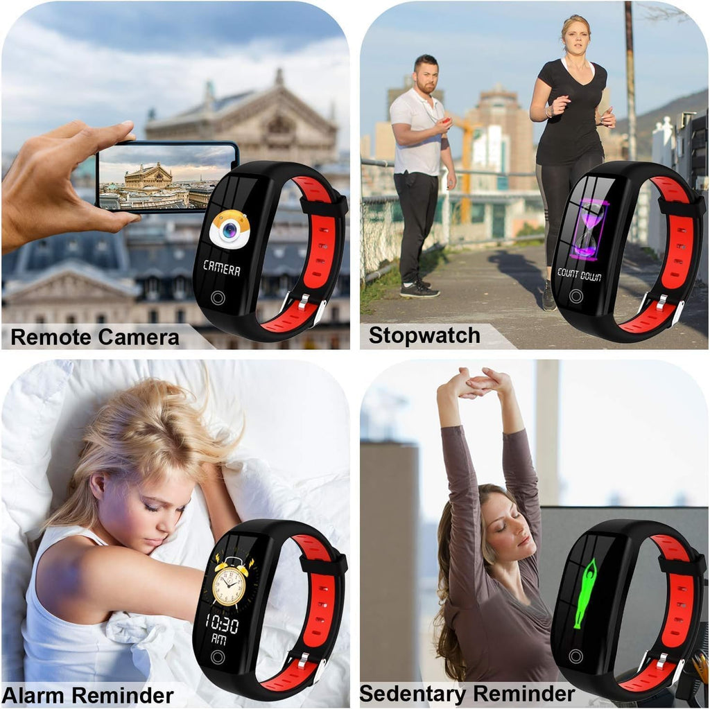 Fitness Tracker Watch with Heart Rate Monitor, SpO2, Sleep Tracker, IP68 Waterproof I689649