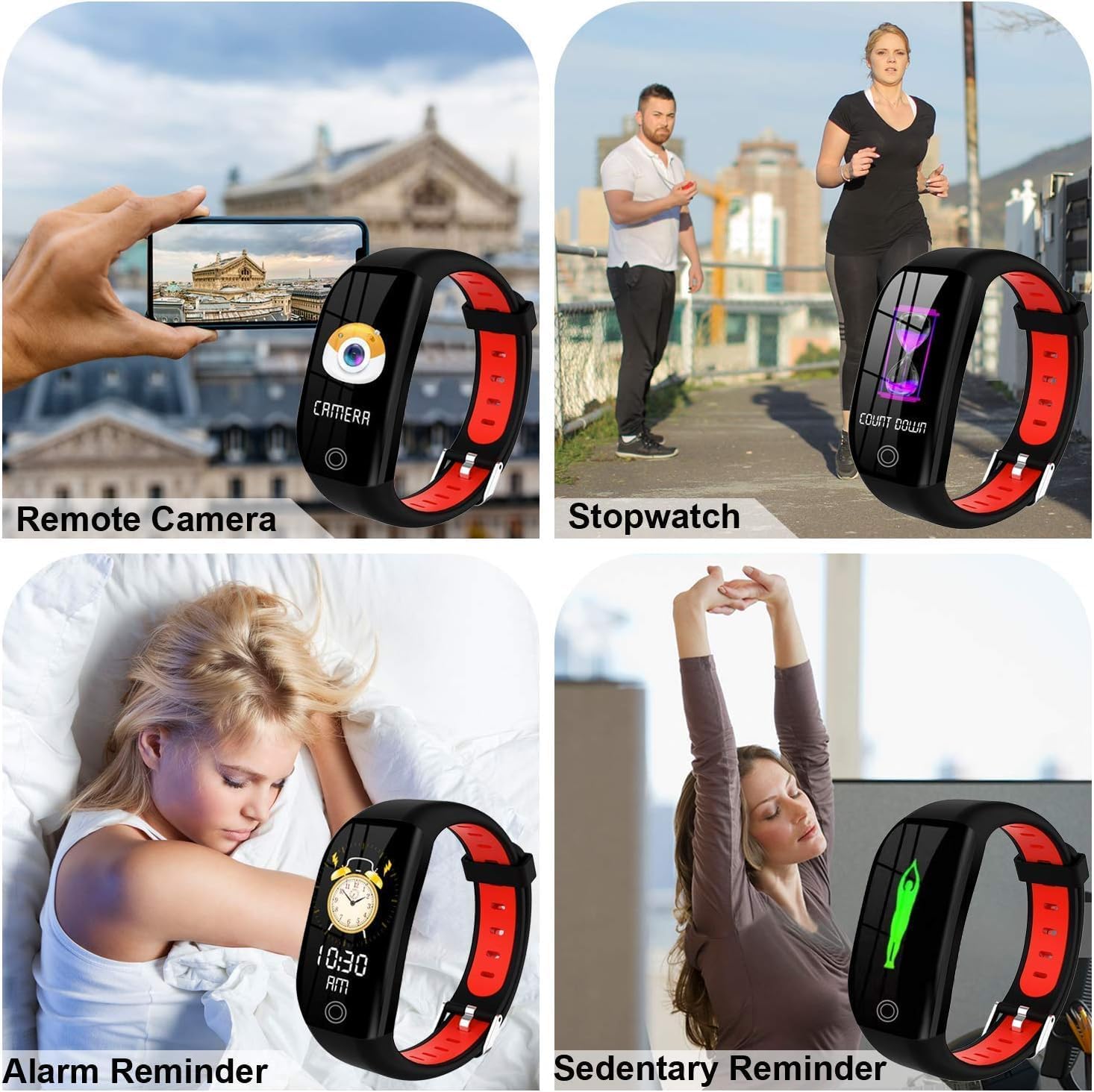 Fitness Tracker Watch with Heart Rate Monitor, SpO2, Sleep Tracker, IP68 Waterproof I689649