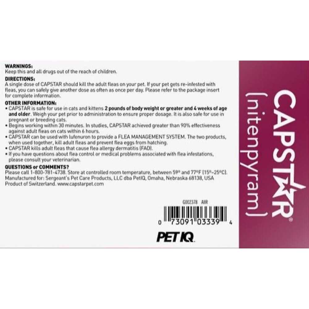 Capstar for Cats I56022
