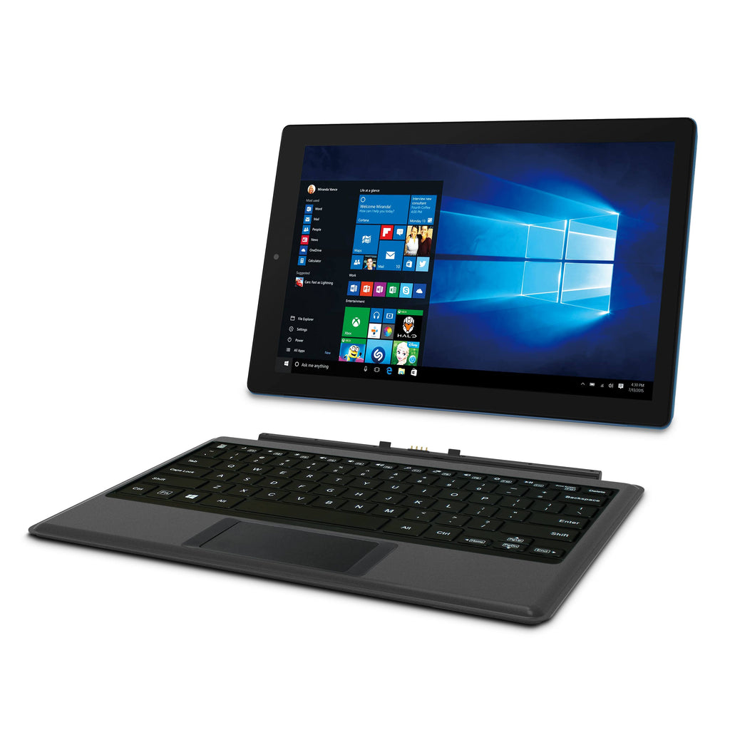 12.2 inch Windows 2-in-1 Tablet with Travel Keyboard, Charcoal E3920