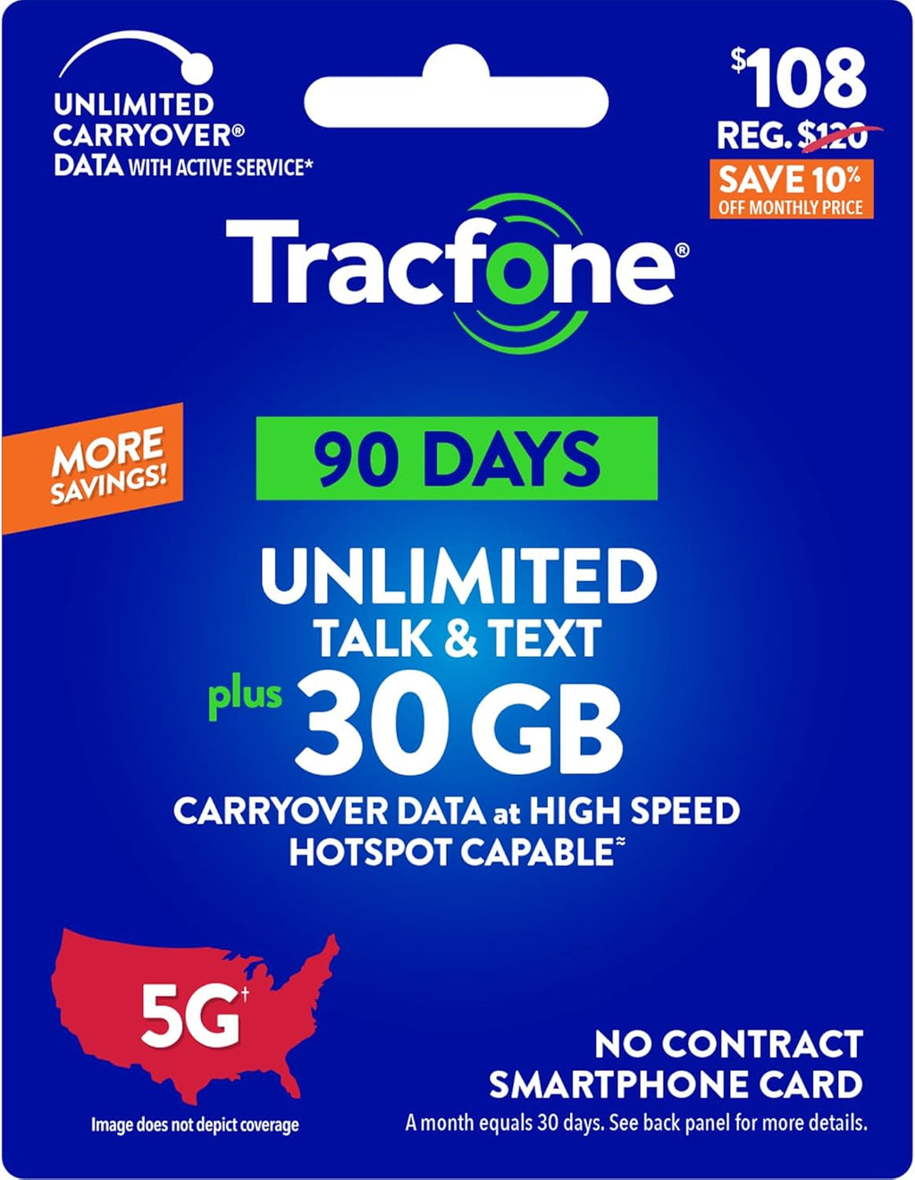 90-Day Prepaid Plan with 30 GB Data I964320