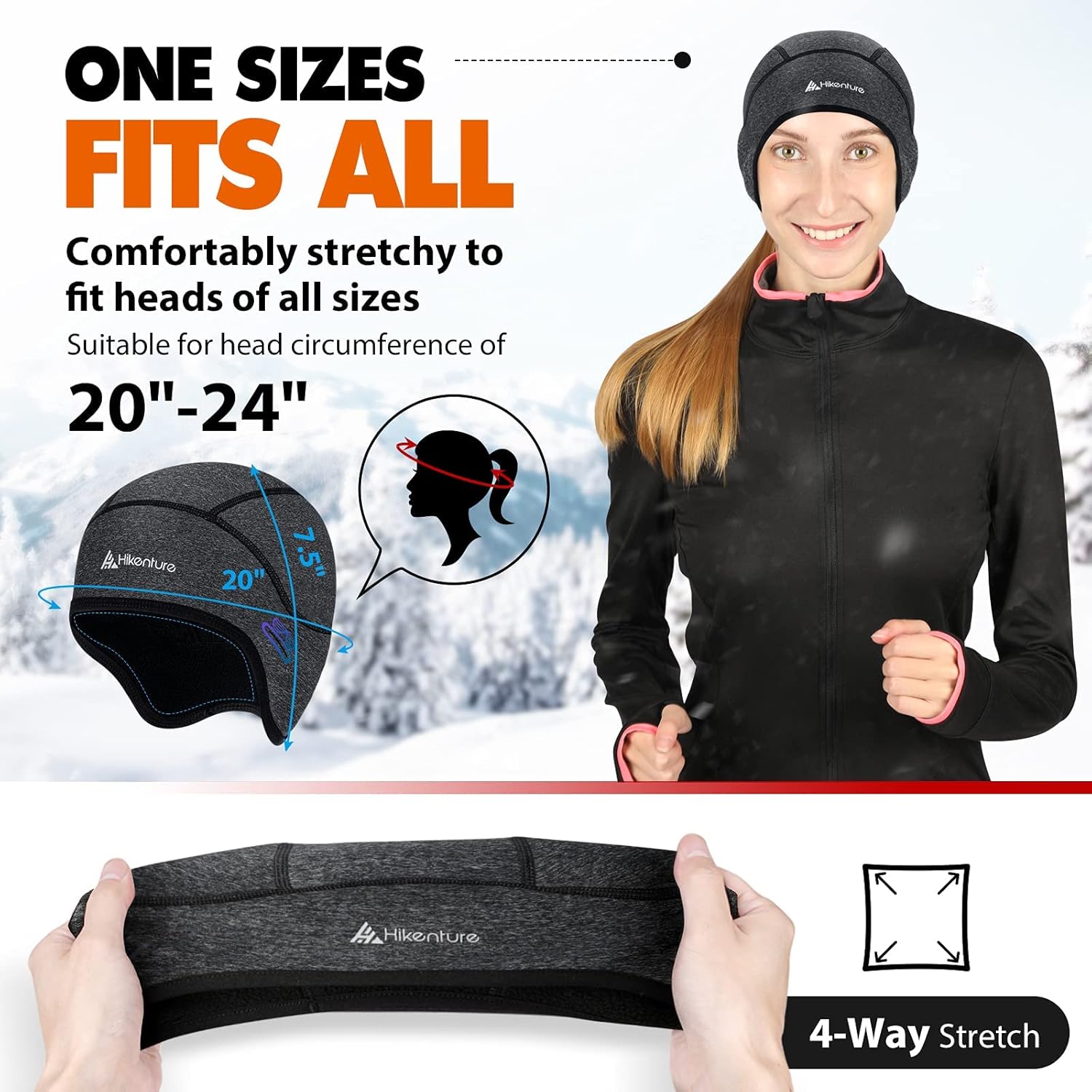 2-Pack Thermal Cycling Skull Cap F68650