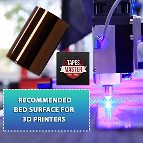 Polyimide High Temperature Heat Resistant Electrical Insulation Tape with Silicone Adhesive 3” Core G45172
