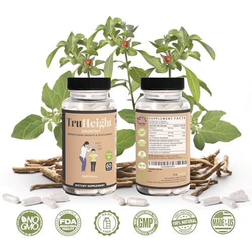 Natural Height Growth Supplement with Ashwaganda & Calcium U169