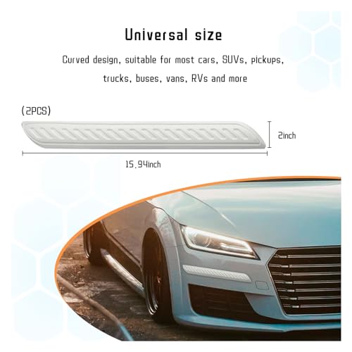 2 PCS Black Car Bumper Anti-Scratch Strips P974390