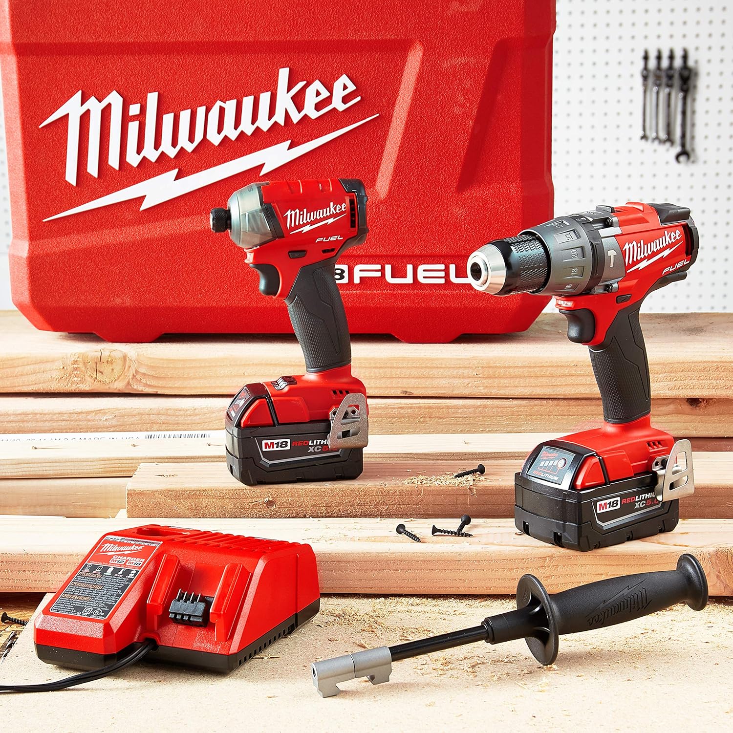 M18 FUEL Hammer Drill and Hydraulic Driver 2-Tool Combo Kit I876681