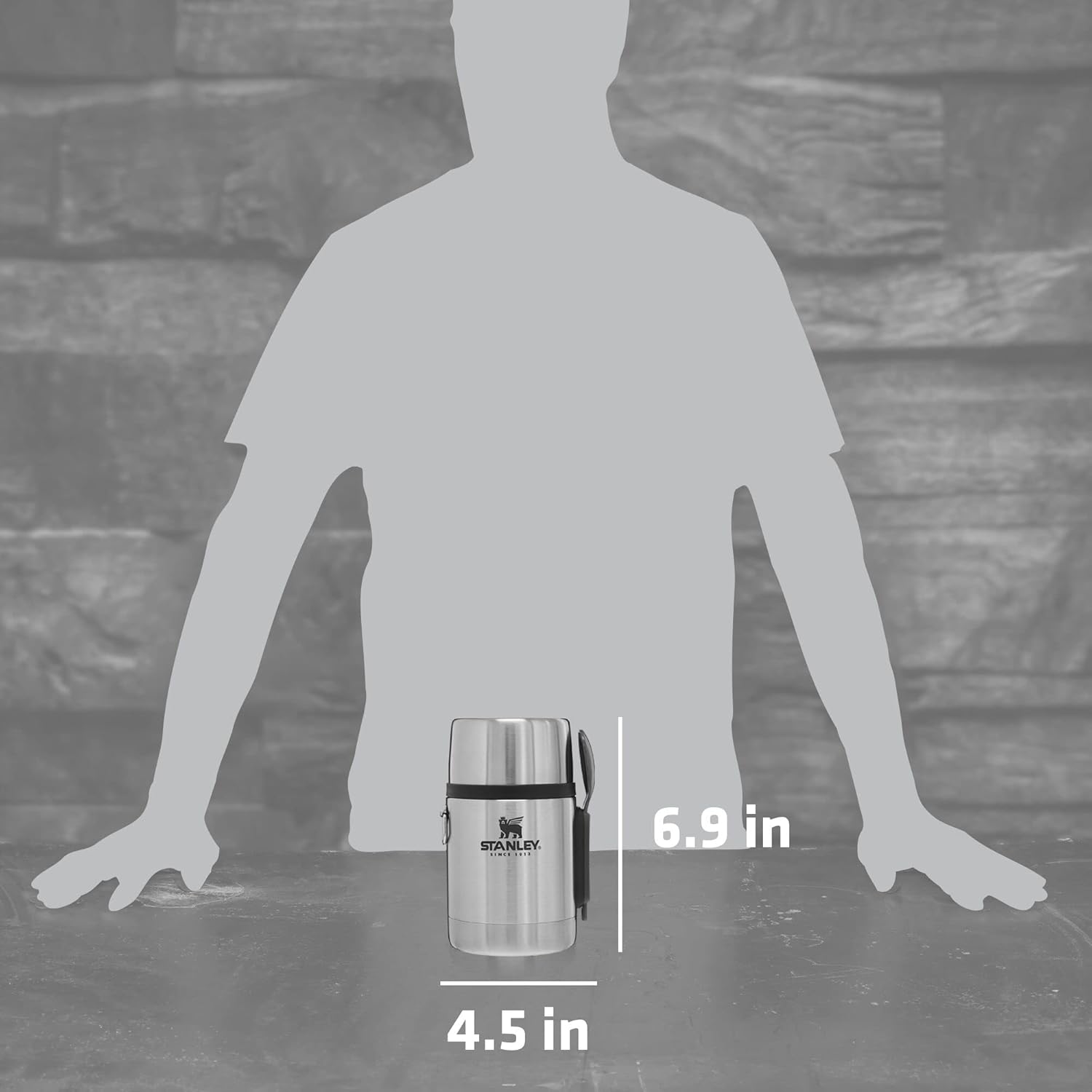 18 oz Stainless Steel Vacuum Insulated Food Jar Q350