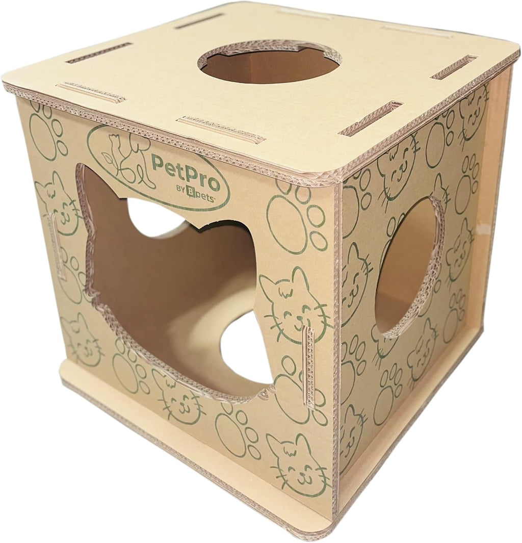 Corrugated Cardboard Cat Scratcher House Y31830