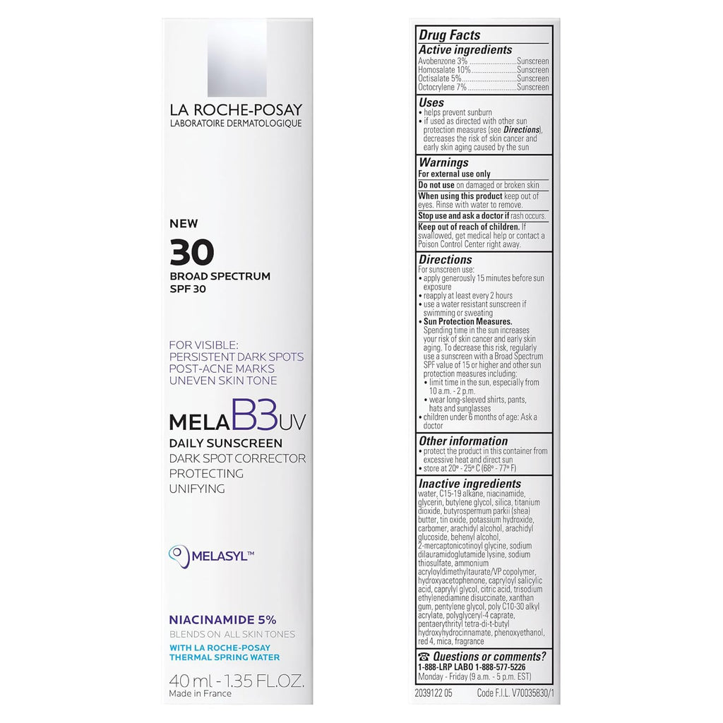 SPF 30 Face Sunscreen Moisturizer with Niacinamide 40ML C561