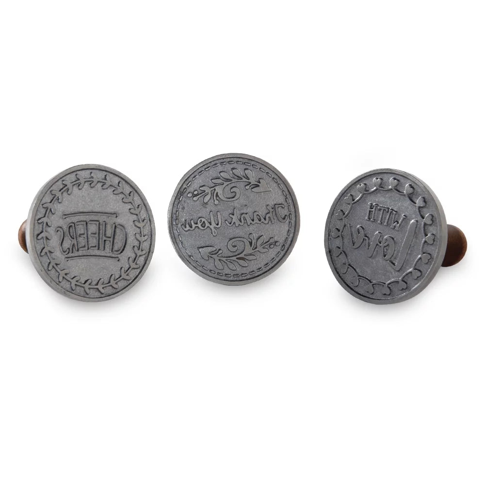 Cast Aluminum Cookie Stamp Set P580626