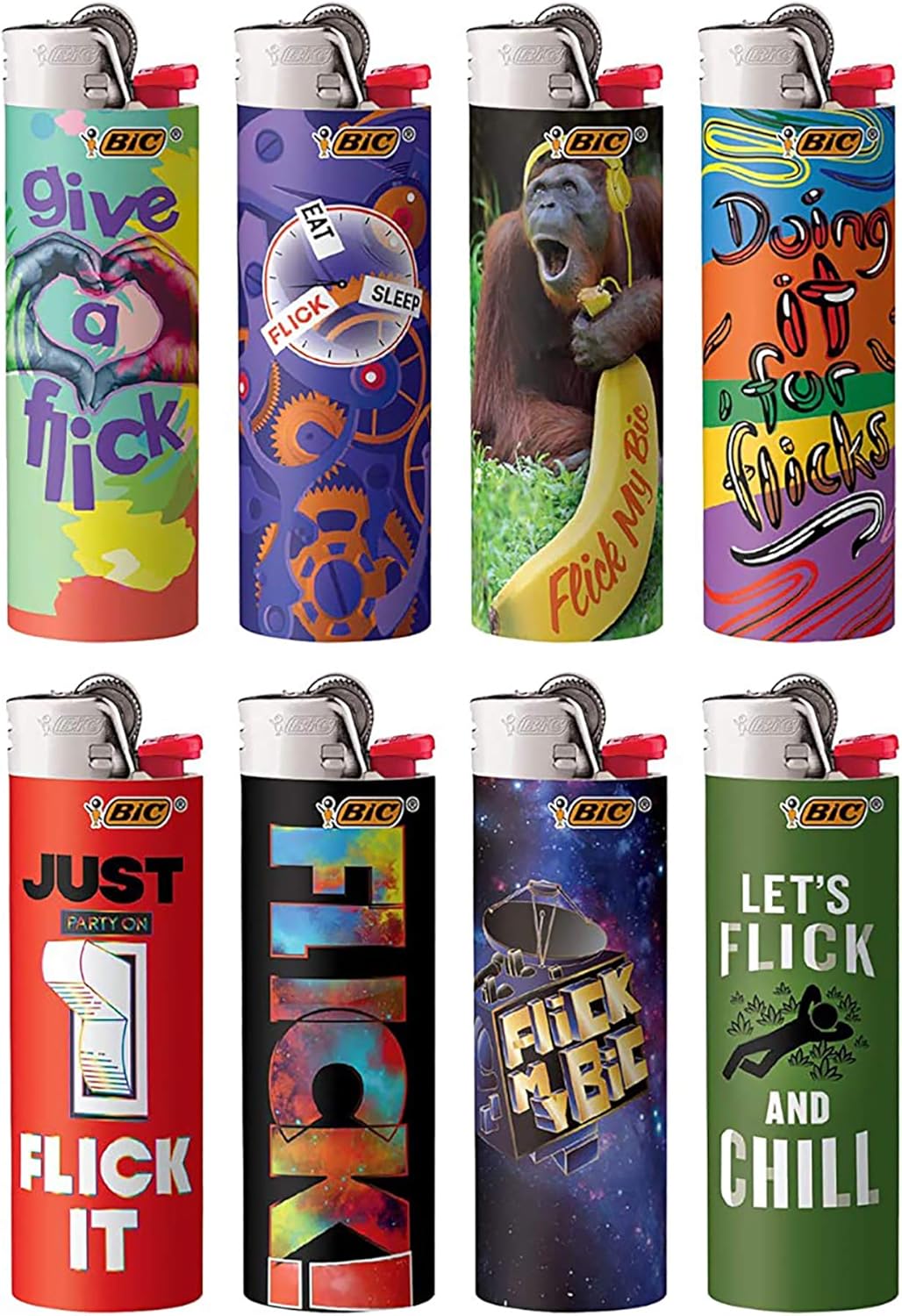 Set of 8 Lighters N906