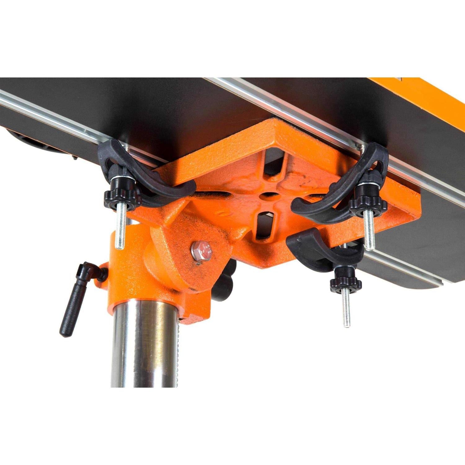 24-by-12-Inch Drill Press Table with Adjustable Fence and Stop Block Z660
