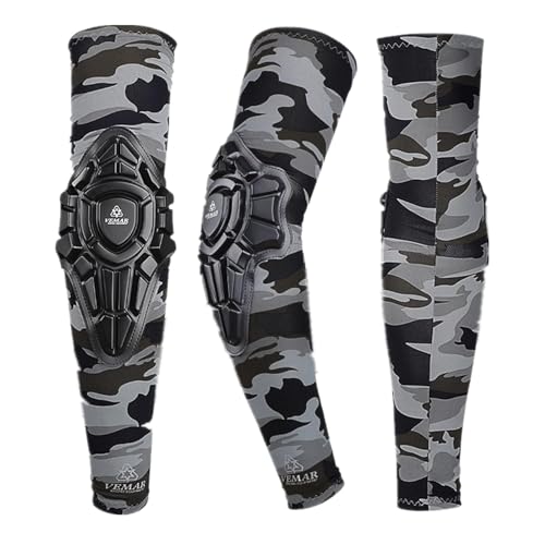 Motorcycle Knee Elbow Shin Guard Pads with Cooling Arm Sleeves B426