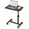 Grey Overbed Bedside Table with Mobile Tray Desk K3622