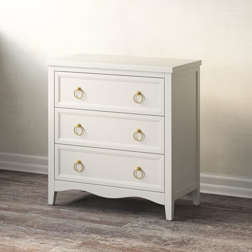 White 3-Drawer Dresser O7742