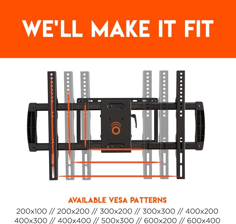 Full Motion Articulating TV Wall Mount Bracket for TVs Up to 75" J358702