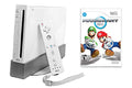 White Wii Console with Mario Kart Wii Bundle (Renewed) U5194
