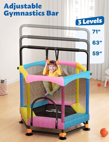 60" Toddler Trampoline with Safety Enclosure G1648