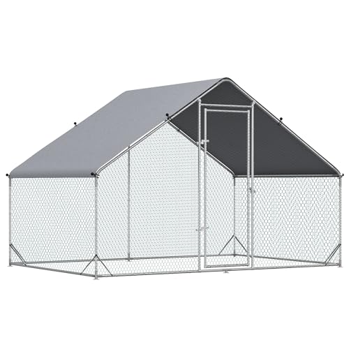 65Inch Wooden Chicken Coop with Nesting Box and Detachable Run N757589