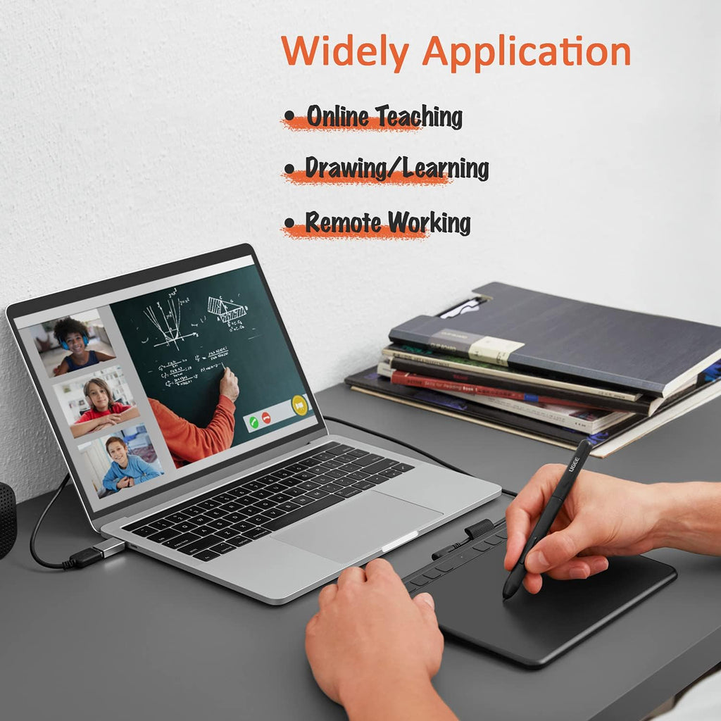 Graphics Drawing Tablet with Battery-Free Stylus Y3612