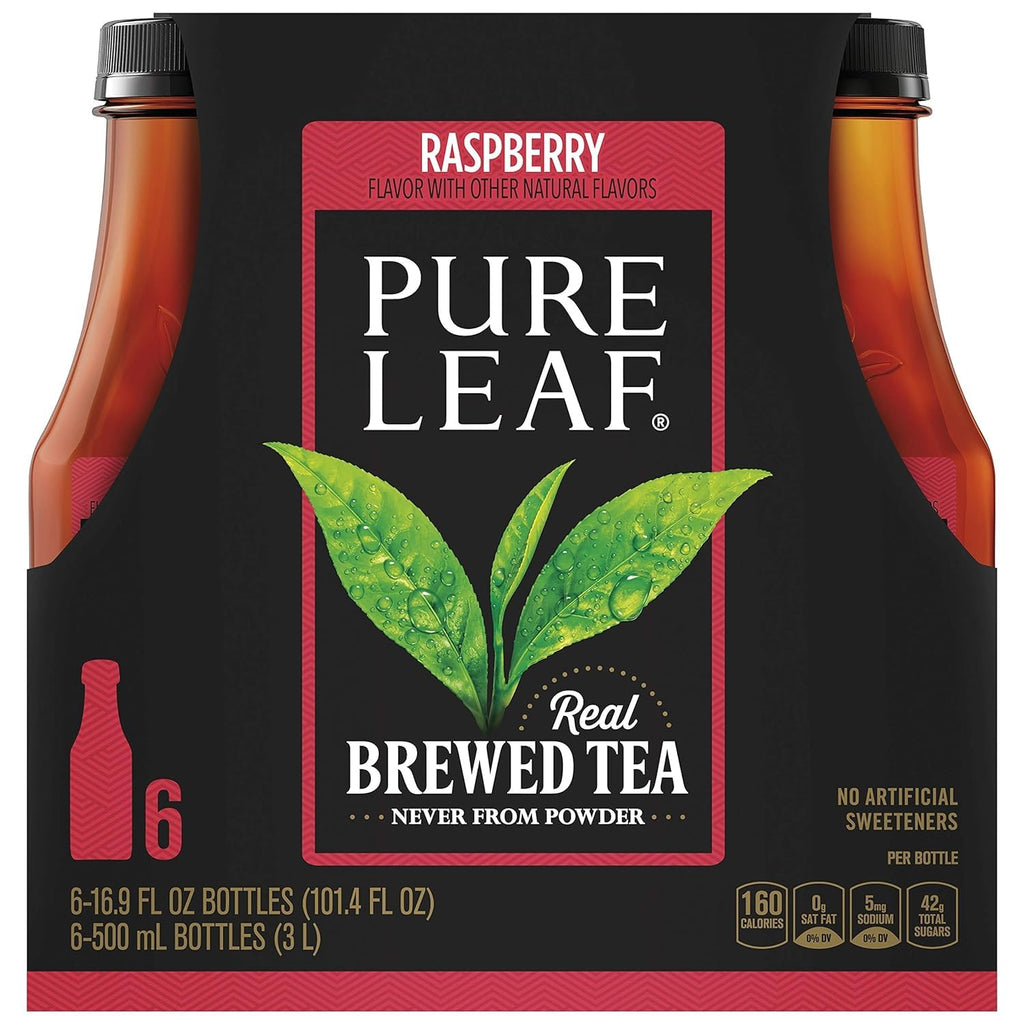 6 Flavors 16.9 Fl Oz 6 Bottles Pack of 36 Variety Pack Tea M3828