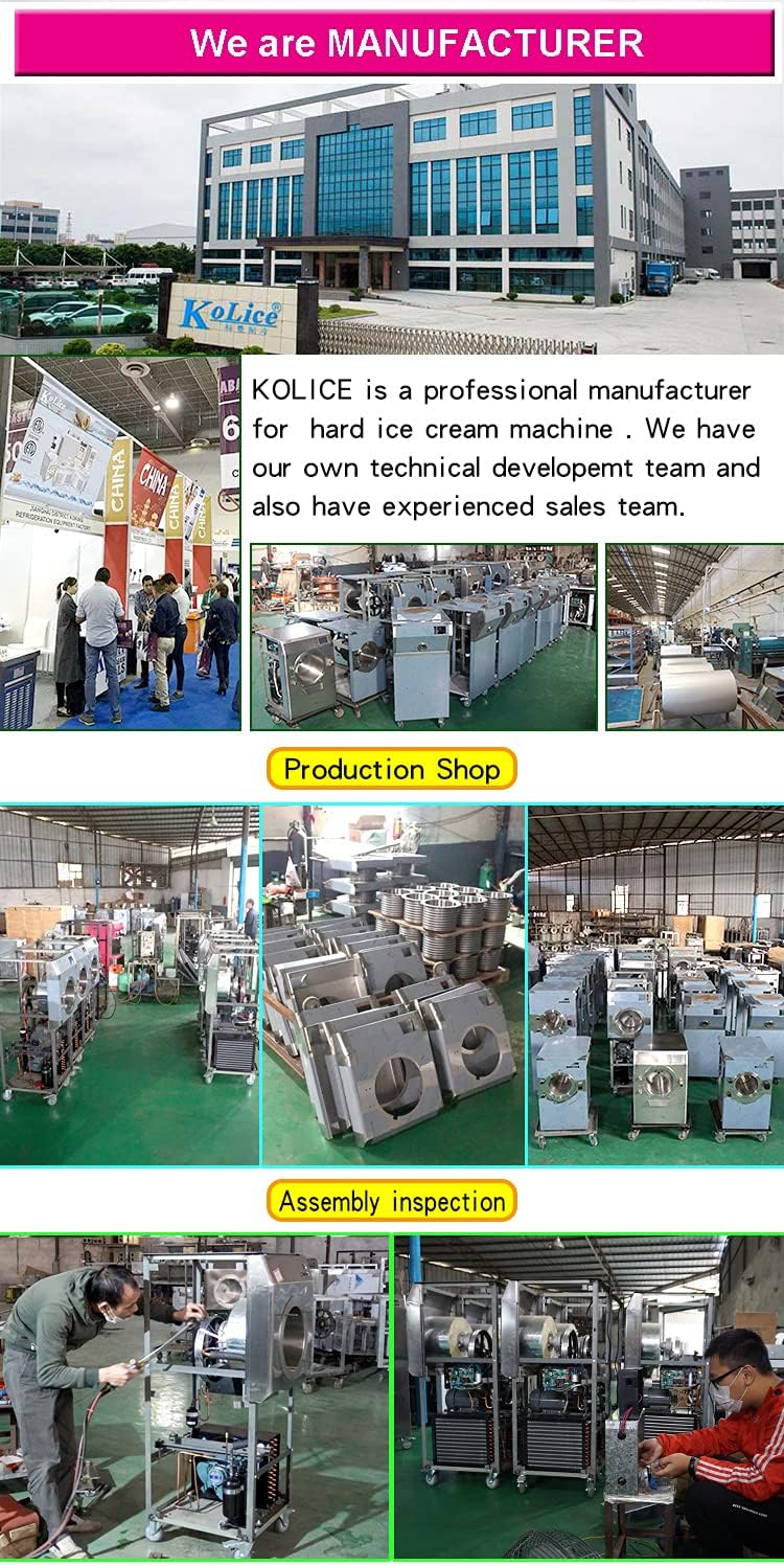 Commercial Gelato Hard Ice Cream Machine, 12-15 gal / Hour, 17L Cylinder X435