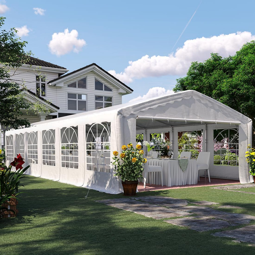 20x40 Heavy Duty Outdoor Galvanized Party Tent with Storage Bags D3128