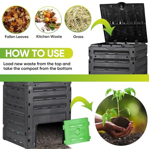 80 Gallon BPA-Free Compost Tumbler L515424