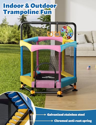 60" Toddler Trampoline with Safety Enclosure G1648