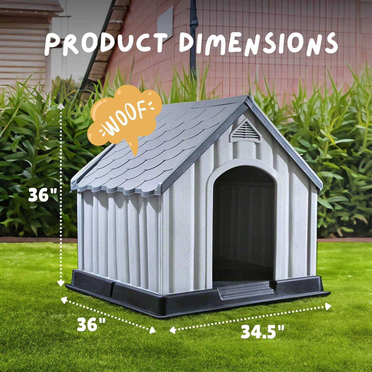 Large Waterproof Outdoor Dog Kennel F543394