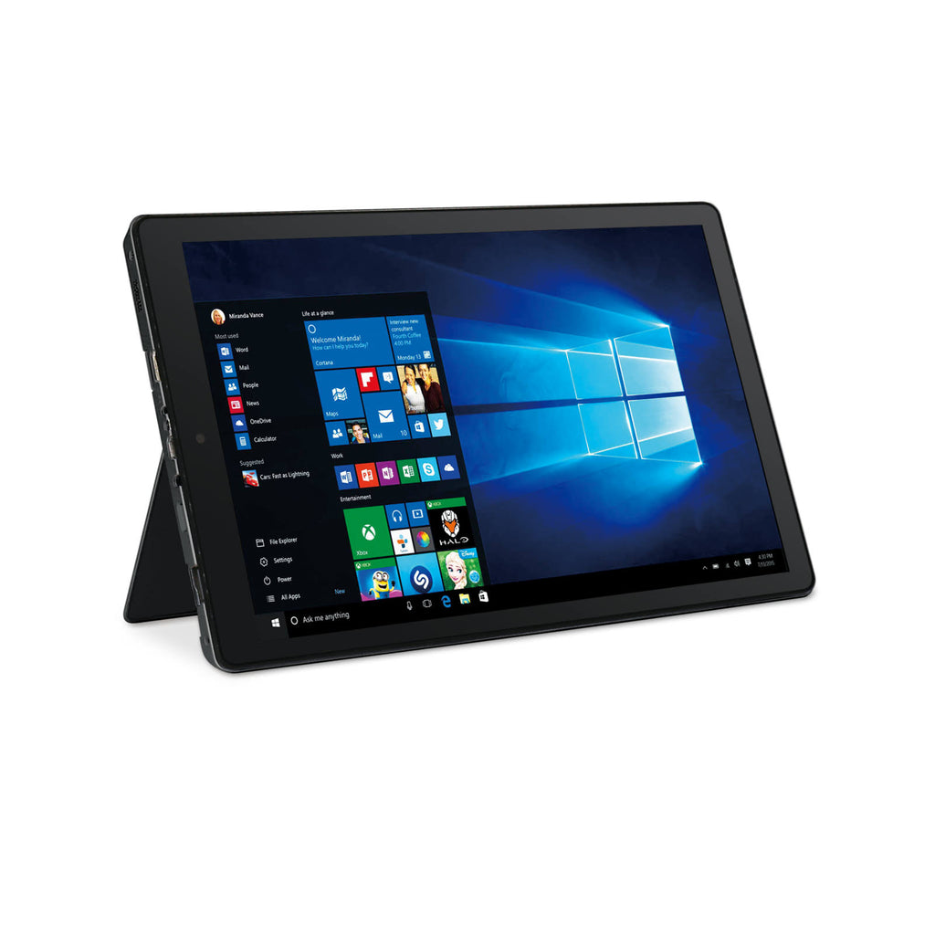12.2 inch Windows 2-in-1 Tablet with Travel Keyboard, Charcoal E3920