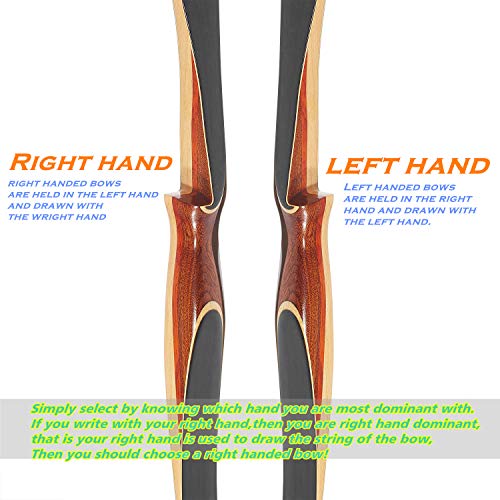 54" Traditional Laminated Recurve Bow L296