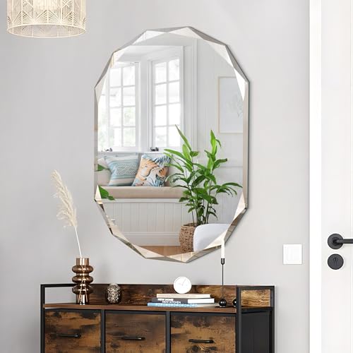 20x28 inch Beveled Edge Frameless Bathroom Mirror O2704