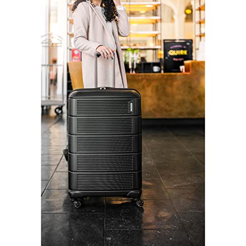 Purple Haze Expandable Hardside Carry-on Luggage with Spinner Wheels V77408