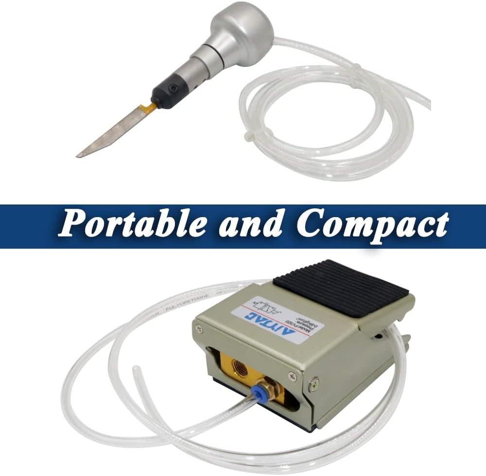 Single-Head Pneumatic Engraving Machine 1400 RPM Adjustable Speed 60Hz 80W E2174