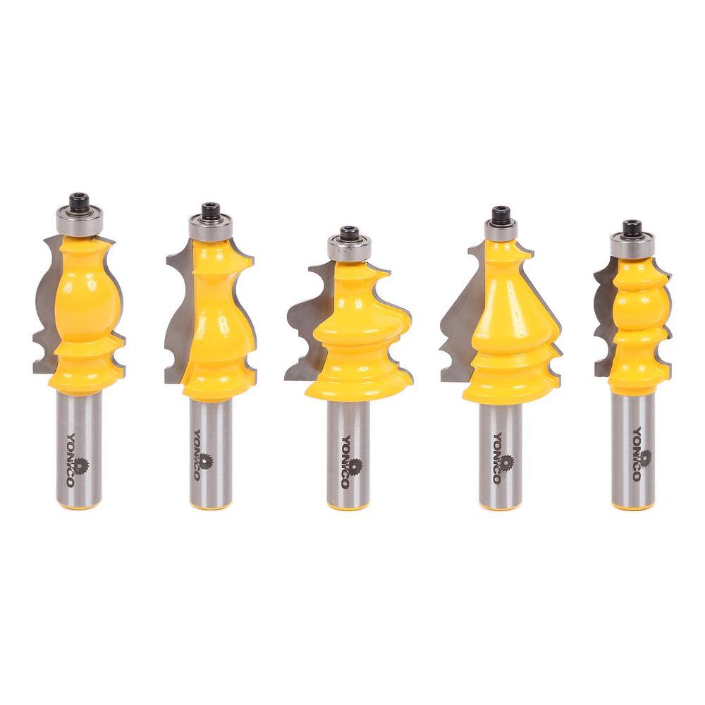 1/2x22 Shank Router Bit Set S3418