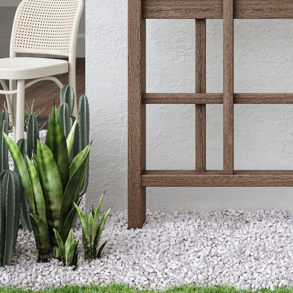 Espresso Brown Embossed Vinyl Privacy Screen, 60 inch L x 84 in H X436818