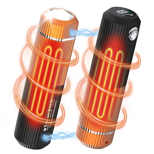 Rechargeable Hand Warmer, 2 Pack 10000mAh Power Bank Electric Hand Heater U4530