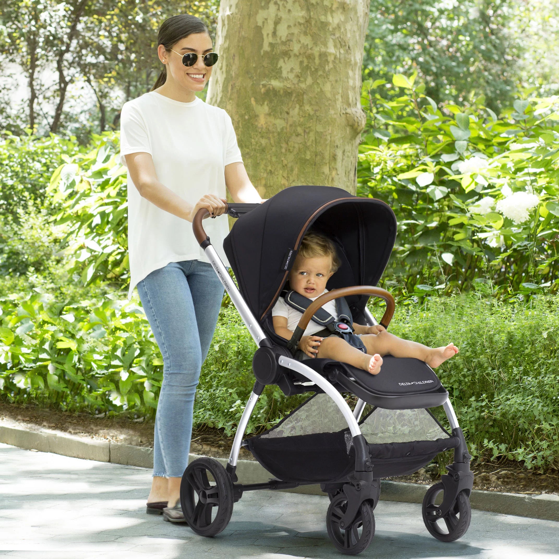 Black Reversible Stroller R474