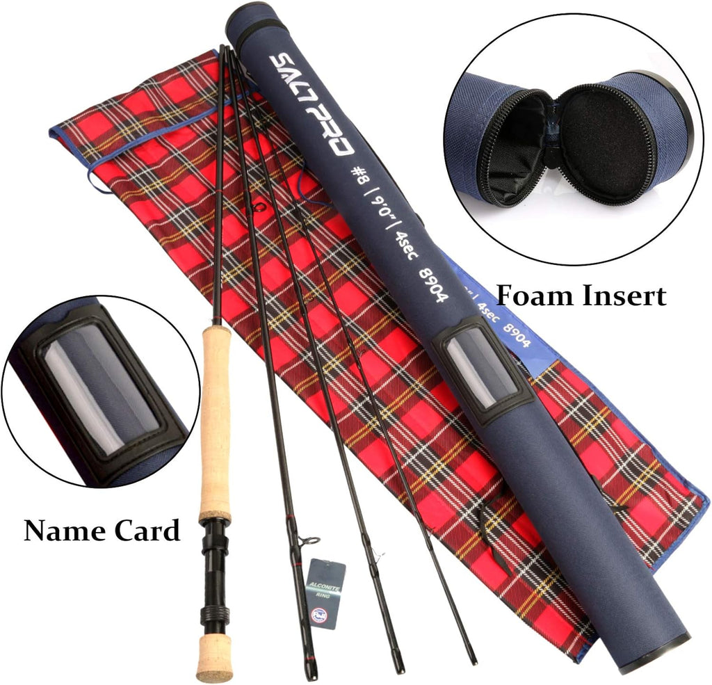 9ft Graphite Fast Action Fly Fishing Rod T323