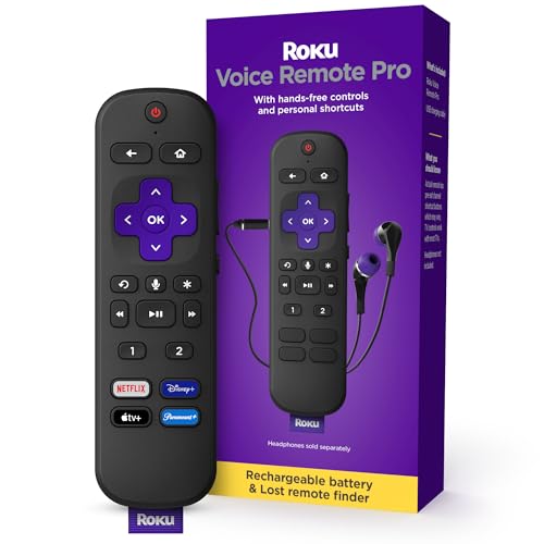Rechargeable Voice Remote with Headphone Mode U880006