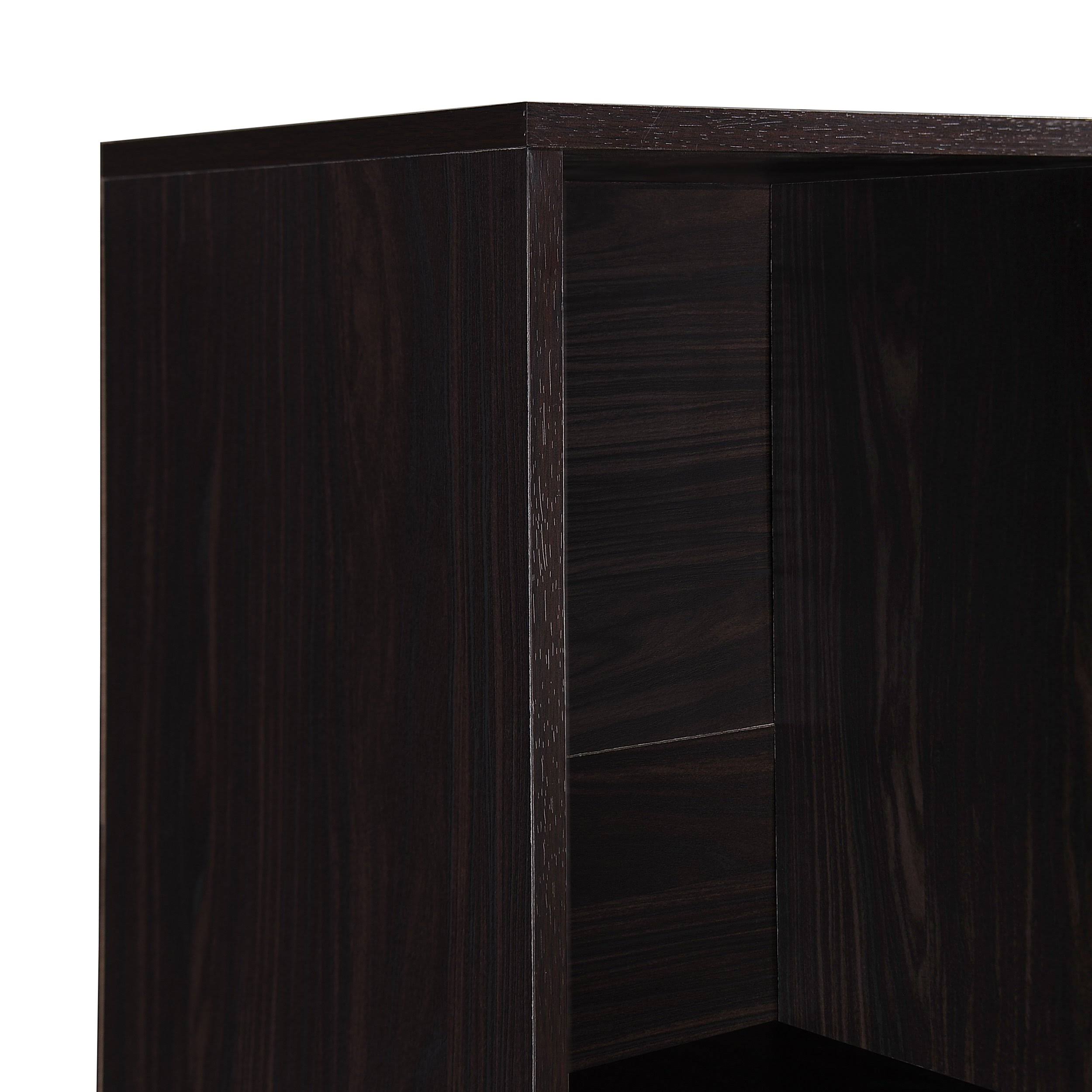 Wenge Faux Wood Bookcase E803360