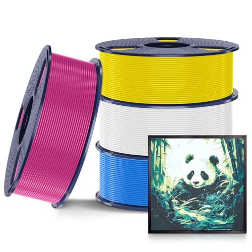 4kg PLA 3D Printer Filament Bundle, 1.75mm, 4 Black N42577