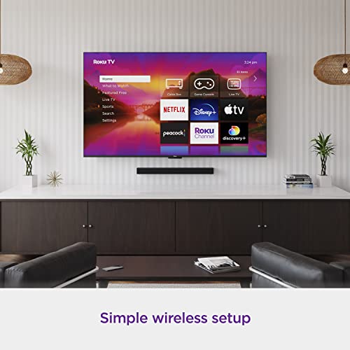 Black Wireless Soundbar T765